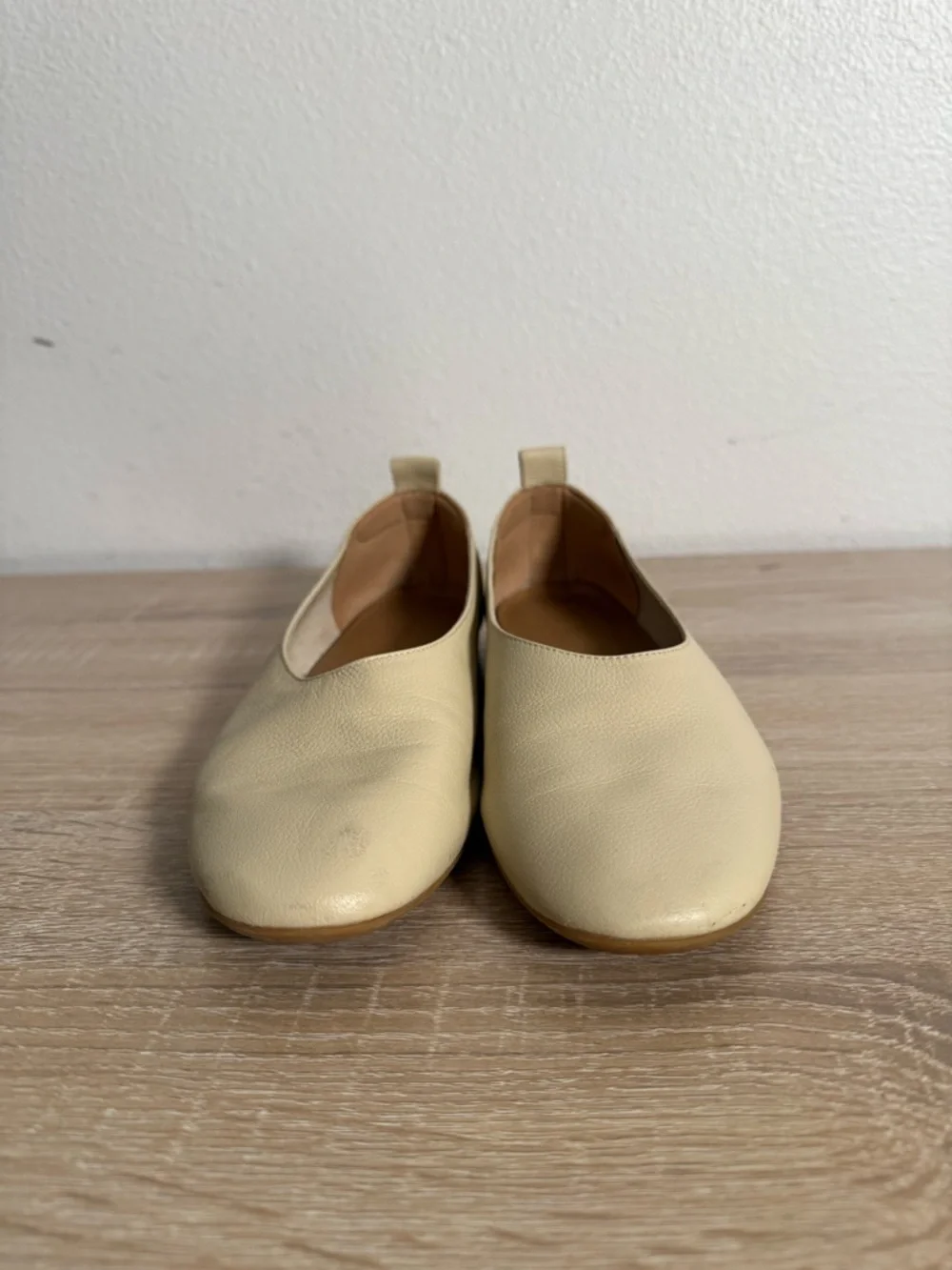 Everlane The Day Glove cream Leather Ballet Flats women’s Sz 6.5 - Picture 6 of 7